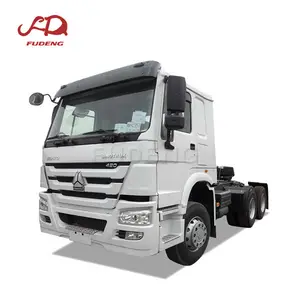 Yeni marka sinotruk howo 420hp traktör kamyon LHD düşük fiyat 6*4 10 tekerlekli kamyon kafa satılık