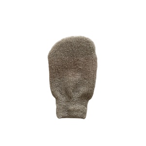 BIO Natural Hemp Linen Copper Triple Combination Bath Mitt Exfoliating Shower Gloves BIO Hemp Skincare Tool Body Scrubbing Mitts