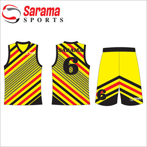 Ensemble d'uniformes de basket-ball pour hommes à séchage rapide avec sublimation et nom de votre équipe Taux bon marché de haute qualité, - Product Image 2