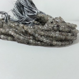 3มม. 4มม. ลูกปัดหินอัญมณีเจียระไนเป็นรูไทล์สีดำธรรมชาติสำหรับการตั้งค่าเครื่องประดับตอนนี้จากผู้ผลิตโดยตรงออนไลน์ - Product Image 2