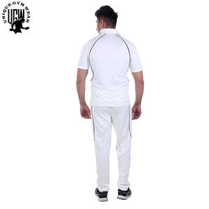 Cricket Uniform Dress Cricket White <b>T</b>-<b>Shirt</b> and Trousers Combo for <b>Men</b> Wholesale Cricket Uniform - Product Image 3