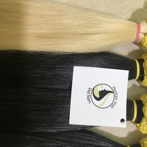 Extensiones de Cabello 100% humano para mujer, mechones de cabello humano virgen liso de color rubio, n. ° 613 - Product Image 3