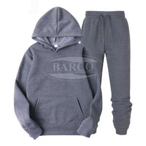 Cotton Polyester Blend Fleece Tracksuit Set and Joggers Hoodies <b>Trouser</b> Customization Designs Logo Sportswear <b>Suit</b> for Sale - Product Image 5