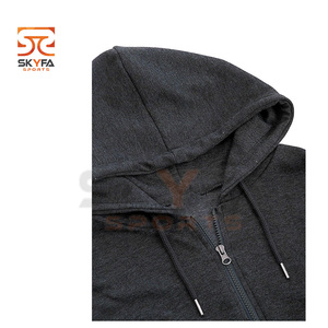 Sweat à capuche d'hiver imprimé personnalisé pour femmes veste de sport en coton polyester de haute qualité avec capuche et fermeture à glissière Logo avant Placement - Product Image 2