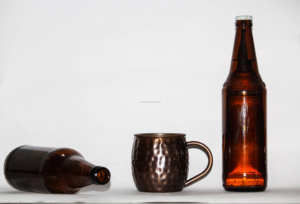 Tasse de mule de Moscou de meilleure qualité avec poignée en cuivre Texture martelée Cuivre pur avec tasses en cuivre poli miroir - Product Image 4