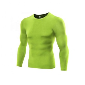 <b>Mens</b> Customized Logo Digital Print Quick Dry Compression Tops <b>Base</b> <b>Layer</b> 220g Long Sleeve T Shirt Gym Top Running Fitness Sport - Product Image 2