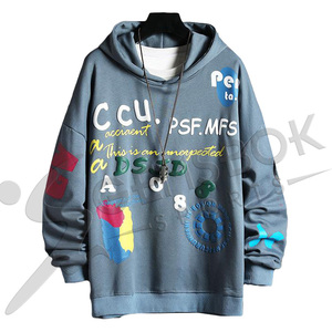 เสื้อฮู้ดผู้ชาย,เสื้อกันหนาวผ้าฟลีซแฟชั่นสไตล์ฮิปฮอปปี2021 - Product Image 4