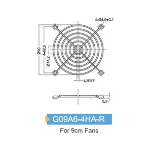 STK Protector de Dedos de Metal para Ventiladores de 9cm - Product Image 2