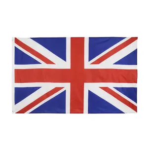 I più venduti 90*150cm buon standard personalizzato bandiera del regno unito per bandiera elettorale Union Jack gran bretagna bandiera nazionale britannica