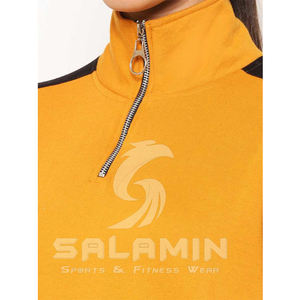 Femmes grande taille 100% Polyester pull à col rond Sport sweat Logo personnalisé décontracté Streetwear pour l'entraînement des sports d'hiver - Product Image 5