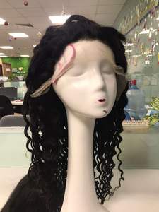 Frontal Transparent lace curly <b>Wig</b> HUMAN HAIR EXTENSION <b>for</b> <b>black</b> <b>Women</b> VIRGIN Remy Hair High Quality at wholesale price - Product Image 2