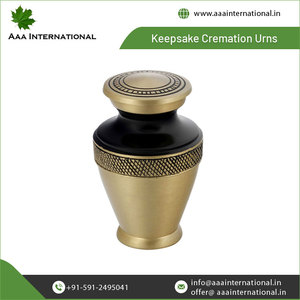 New AAA International Brass <b>Keepsake</b> Cremation Urns <b>for</b> Human <b>Ashes</b> American Style Adult Use Customizable Custom Packaging Best - Product Image 5