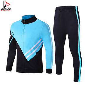 Conjunto de trajes de jogging atléticos con estampado reflectante para hombre 2024, chándal de verano de poliéster deportivo informal con cremallera completa, logotipo de talla XL para gimnasio - Product Image 2