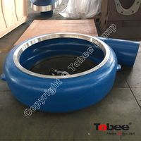 Bomba de pulpa voluta liner, componente de equipo de minería para solución de bombeo de lechada de abrasión