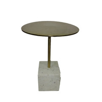 Table d'angle de canapé en métal, Design Simple moderne, de couleur bleu ciel