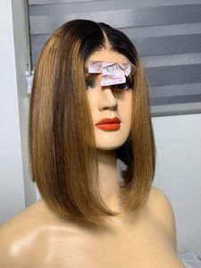 Peluca frontal ondulada con nudos Bleach, extensiones de cabello humano Remy vietnamita, súper doble densidad, encaje transparente Piano - Product Image 2