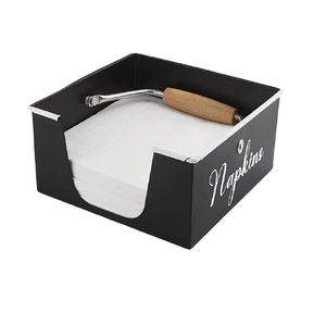 Gold Finish Metal Napkin Holder Luxury Dining Table <b>Tissue</b> Organizer for <b>Wedding</b> and Party Setup - Product Image 3