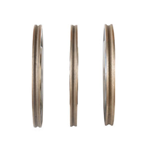 Rectificadora de vidrio de borde redondo, máquina de perfil de 100mm y 150mm, rueda de diamante con ranura de arco utilizada para procesamiento de vidrio de baño - Product Image 6