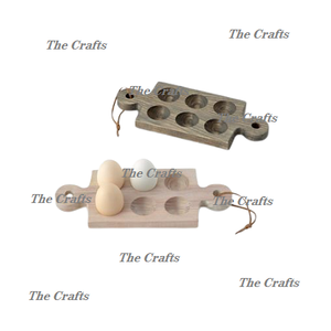 Porte-plateau à oeufs en bois de qualité supérieure taille et forme personnalisées Restaurant maison ustensiles de cuisine plateau à oeufs - Product Image 4