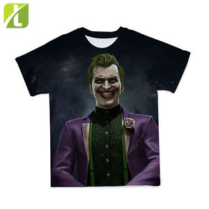 Camiseta con estampado de payaso escalofriante 3D para hombre, camiseta informal de moda, cuello redondo versátil con personalidad, se puede personalizar, 2021 - Product Image 5