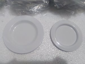 Platos blancos de calidad superior para catering, placa redonda ecológica de 6 pulgadas para oficina o fiesta en casa - Product Image 6