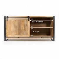 Buffet en bois de manguier massif industriel |   Armoire de rangement moderne à 5 tiroirs |   Meubles de salon couleur personnalisée en gros AKKU ART