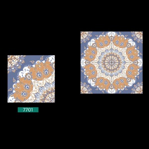 Carreaux de sol décoratifs en porcelaine polie au design simple de couleur blanche 40x40cm - Product Image 5