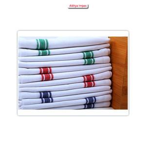 GOTS Certified 100% Organic Cotton Vintage Stripes Cotton Kitchen Towel at Best Price - Product Image 1