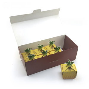 Custom Bakery Candy Gift <b>Folders</b> Paper Box Matt Laminated UV Coating Embossing Recycled Materials Baby Food Gifts Available - Product Image 1