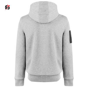 เสื้อแจ็คเก็ตสำหรับผู้ชาย,เสื้อผ้าฝ้ายขนแกะมีฮู้ดแบบซิปแขนเต็มแขนปรับแต่งโลโก้บริการ OEM เสื้อผ้าฤดูหนาว - Product Image 2