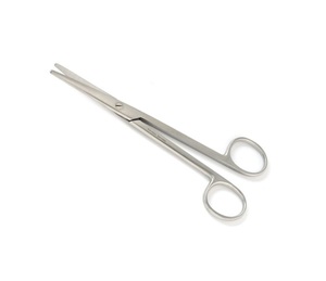 Instrumentos quirúrgicos de alta calidad, tijera de acero inoxidable de 14 Cm, punta redonda, hecha en Alemania - Product Image 1