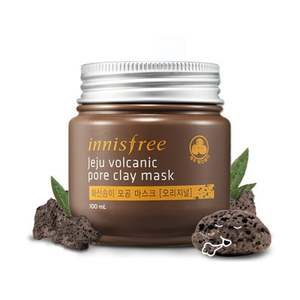Innisfree Jeju Masque d'argile volcanique pour les pores pour peaux sèches Pack de nettoyage des pores du visage et du corps infusé de minéraux de vitamine C d'origine pour le nez - Product Image 5