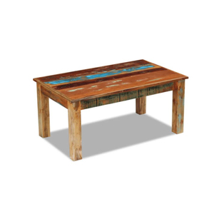 Mesas de centro cuadradas de madera para sala de estar, juego de mesa de centro Industrial de lujo, diseño vintage, venta al por mayor - Product Image 5