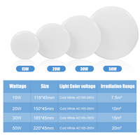 Plafonnier LED rond pour chambre à coucher, 15W, 20W, 30W, 40W, 50W, lampe de plafond, éclairage LED pour plafond
