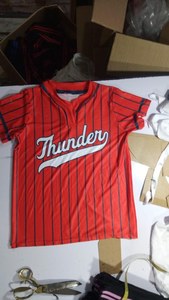 Maillot de Baseball pour hommes, avec Logo OEM, tissu respirant, ample à maille, personnalisé - Product Image 3