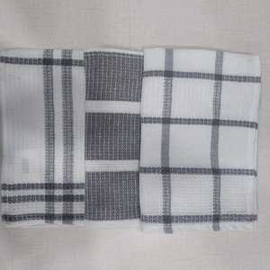 Wholesale 100% Cotton Waffle Weave <b>Towels</b> Yarn Dyed Quick-Dry Eco-Friendly Absorbent Kitchen Tea Custom <b>Disposable</b> Antimicrobial - Product Image 5