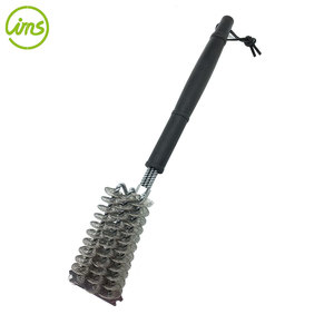 Cepillo para Parrilla de Acero Inoxidable, Raspador sin Cerdas con Mango de Plástico Resistente al Calor - Product Image 1