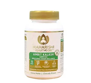 Produto herbal maharishi ayurveda maharishi amrit kalash (açúcar grátis) (60tab) para imunidade