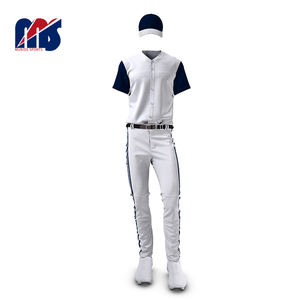Vente en gros de vêtements de baseball et de softball en polyester 100% uniformes de maillots personnalisés de haute qualité par sublimation - Product Image 4