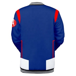 PIHA SPORTS เดวิล 3D เบสบอลยูนิฟอร์มเสื้อแจ็คเก็ตฤดูหนาวลายดาวสำหรับทุกเพศเสื้อคอปกเสื้อจั๊มเปอร์เสื้อกันหนาวเสื้อคลุม - Product Image 2