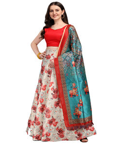 Vêtements de mariage georgette soie broderie séquence travail lehenga choil avec impression numérique travail dupatta meilleur prix vêtement ethnique ApparelGarment - Product Image 2