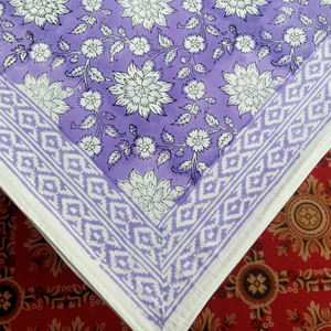 Hecho a mano hermoso Floral puro algodón mantel decoración del hogar fiesta banquete adorno de Navidad marca no tejida Technics - Product Image 1