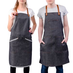 Tablier de cuisine en coton égyptien 100% avec votre logo personnalisé Tablier de cuisine à séchage rapide pour fabricant professionnel - Product Image 4