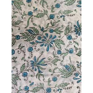 Tela acolchada de algodón 100% hecha a mano india, estampado de bloque de mano, ligera para bolsos, ropa de niño, camisas, cortinas, juguetes, patio - Product Image 5