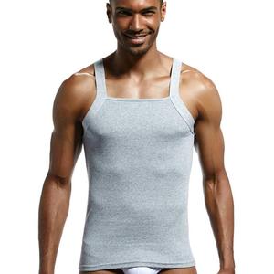 Camiseta de tirantes para hombre, estilo stringer, ajustada, para gimnasio, fitness, entrenamiento, licra, diseño personalizado, camiseta de tirantes para hombre. - Product Image 5