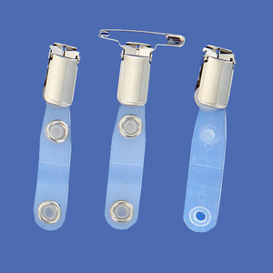 Porte-badge métallique personnalisé, pour étiquette d'identité, en métal - Product Image 1