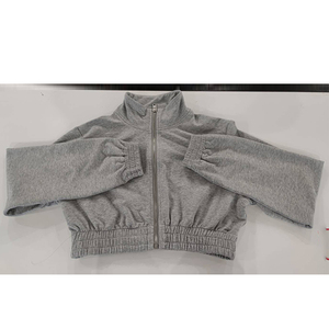 Sudadera con capucha deportiva para mujer, chaleco pequeño holgado y plegable, chándal de tres piezas - Product Image 5