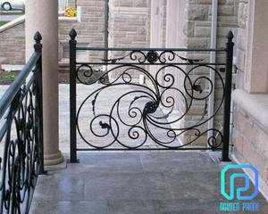 Yogotop — 15 — balustrade d'escalier d'intérieur en métal, balustrade de balcon en fer forgé, luxueux - Product Image 3