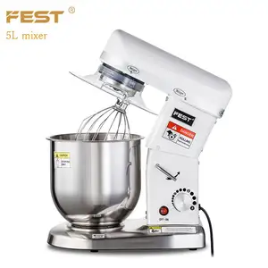 Liên hoan Beater điện cho bánh 5L thiết bị gia dụng nhà bếp bột trộn Máy xay thịt Xoắn Ốc Máy trộn với bát hành tinh mix