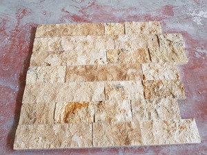 2025 SplitFace Mur Travertin Rustique Travertin Fabriqué en Turkiye Naturel Split Face Mix Modèles à la mode Couper à la taille Carreaux de sol - Product Image 6